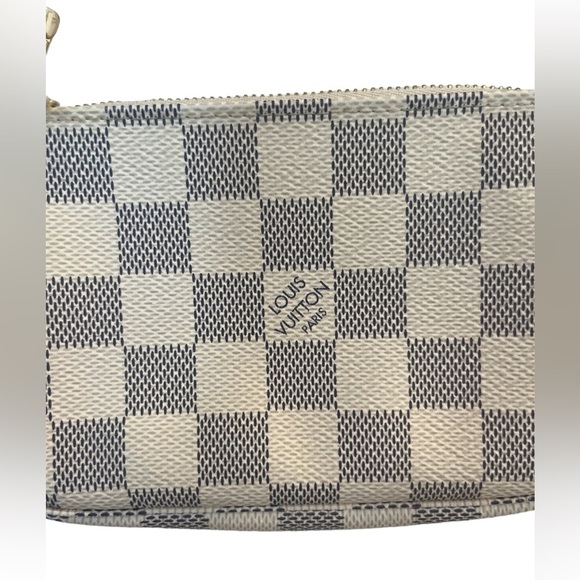 RARE - Louis Vuitton Damier Azur Mini Pochette - Picture 3 of 11